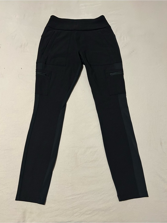 Athleta Pants - Athleta Black Stretch Cargo Ponte Skinny Pants